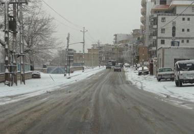 بارش برف مدارس شهرستان پاوه را تعطیل کرد