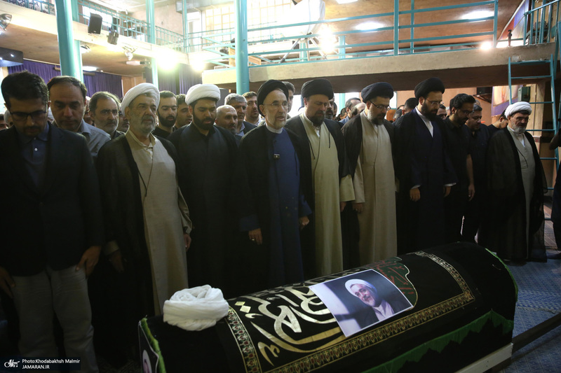 مراسم تشییع و اقامه نماز بر پیکر مرحوم جماعتی