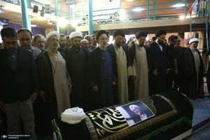 مراسم تشییع و اقامه نماز بر پیکر مرحوم جماعتی