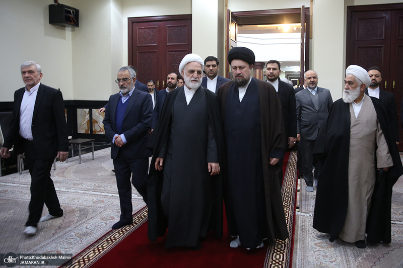 تجدید میثاق رئیس قوه قضاییه و جمعی از اعضای دستگاه قضا با آرمان های حضرت امام خمینی (س)-2