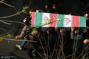 مراسم تشییع 200 شهید گمنام دفاع مقدس در تهران - 4