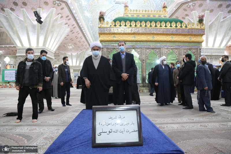 تجدید میثاق دبیرکل و کارکنان مجمع جهانی اهل بیت (ع) با آرمان های امام خمینی (س)‎‎