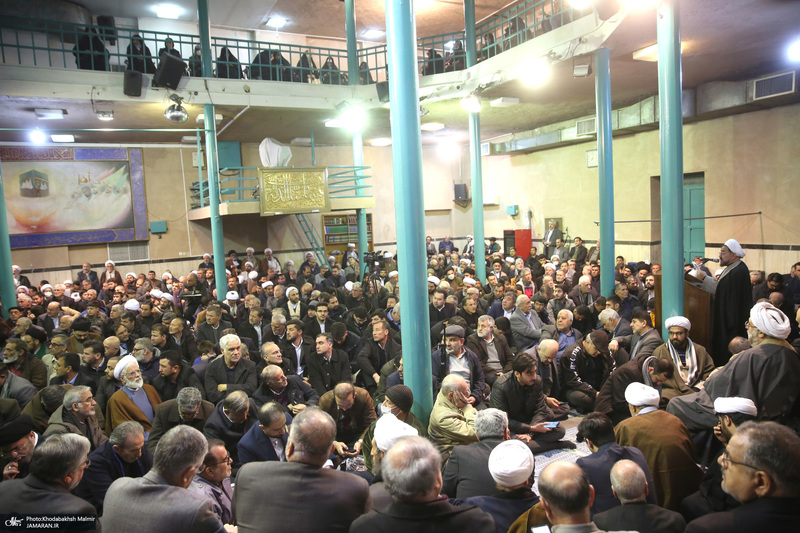 مراسم سالگرد رحلت آیت‌الله سید محمد موسوی بجنوردی در حسینیه جماران  -2