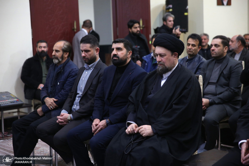 دیدار  رئیس و جمعی از اعضای اتاق اصناف تهران‌ با سید حسن خمینی