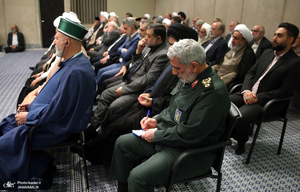 دیدار مسئولان نظام، سفرای کشور‌های اسلامی و مهمانان کنفرانس وحدت با رهبر انقلاب