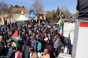 راهپیمایی باشکوه روز قدس در خمین