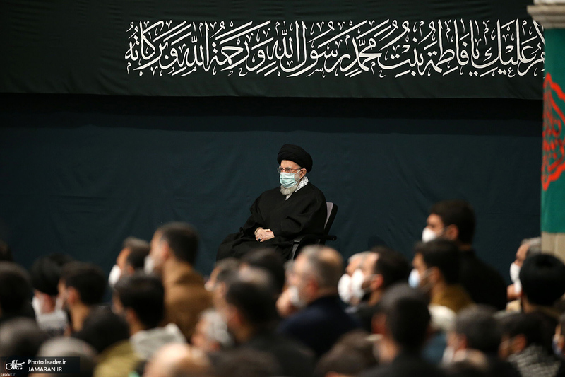 پنجمین شب مراسم عزاداری حضرت فاطمه‌ زهرا (س) در حسینیه امام خمینی