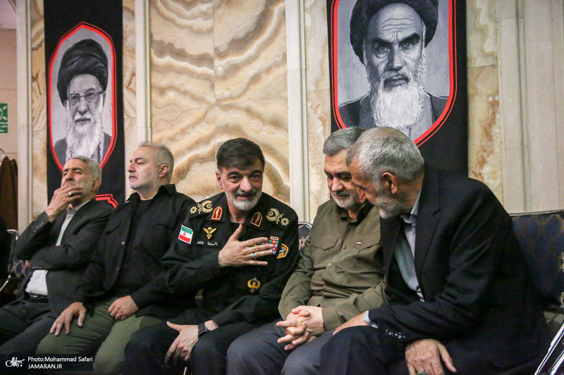 مراسم سالگرد شهادت سپهبد شهید محمد باقری، همسر و فرزند ایشان