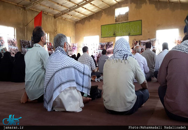 مراسم دعای عرفه در حسینیه گردان تخریب لشکر ظفرمند محمد رسول الله(ص) برگزار شد + تصاویر 