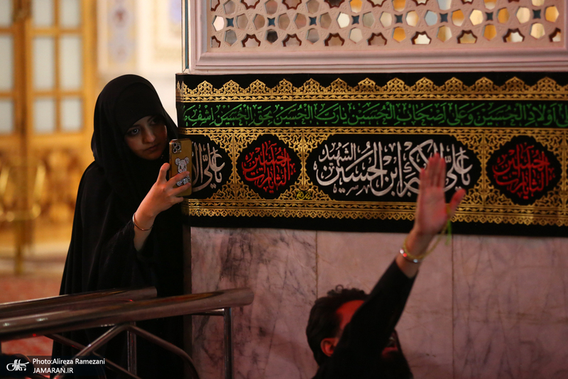 مراسم شام غریبان شهادت امام رضا (ع) در رواق دار الهدایه