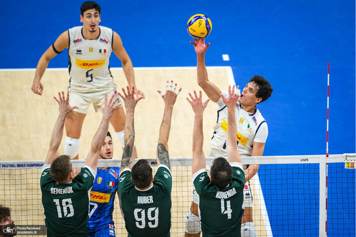 ایتالیا برنده جنگ غول ها در نیمه نهایی والیبال قهرمانی جهان/ عقاب های لهستان پَرپَر شدند+ عکس
