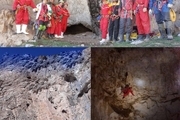 کشف یک غار با 2 دهانه در قزوین