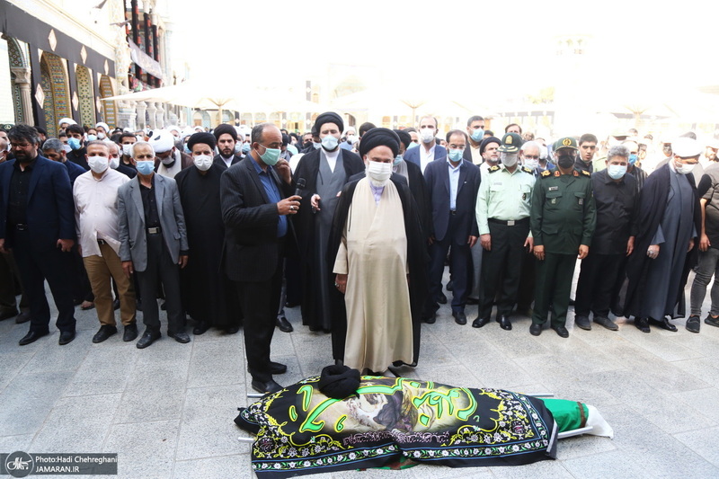 مراسم تشییع حجت الاسلام و المسلمین سید محمد جواد حسینی کاشانی(ره)