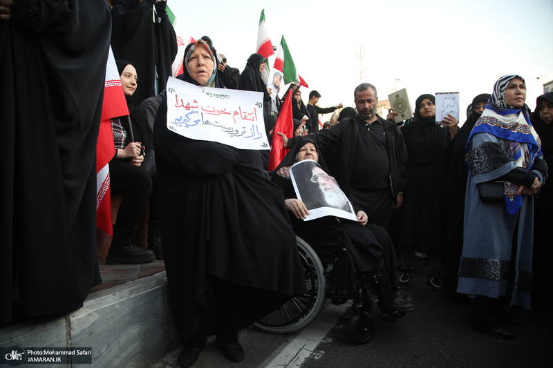 راهپیمایی محکومیت اقدامات تروریستی امریکا و رژیم صهونیستی علیه ملت ایران