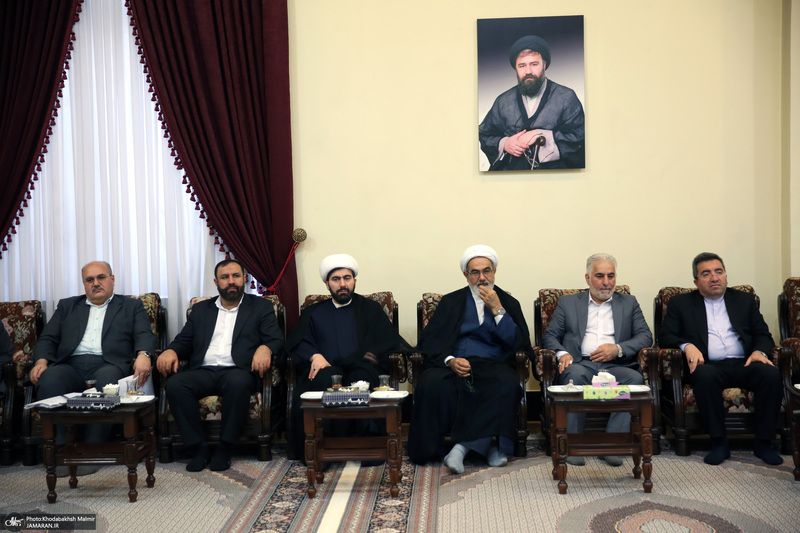 حاشیه مراسم تجدید میثاق رئیس و کارکنان قوه قضاییه با آرمان های امام؛