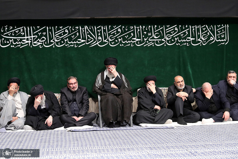 آخرین شب مراسم عزاداری حضرت اباعبدالله الحسین(ع) در حسینیه امام خمینی(ره)