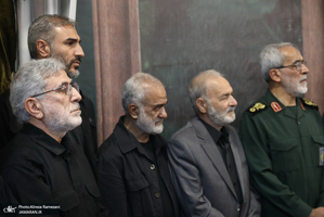 مراسم چهلمین روز شهادت سپهبد حسین سلامی