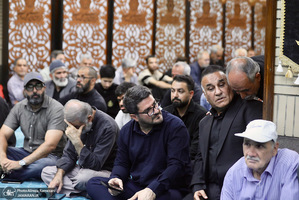 مراسم ختم مرحوم اکبر عبدی در مسجد بلال صدا و سیما