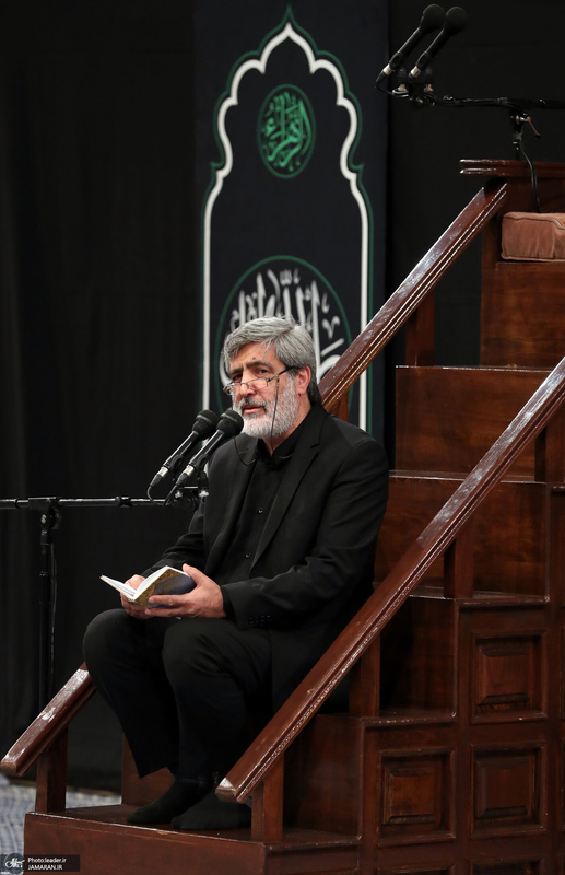 اولین شب مراسم عزاداری حضرت فاطمه‌زهرا (س) در حسینیه امام خمینی