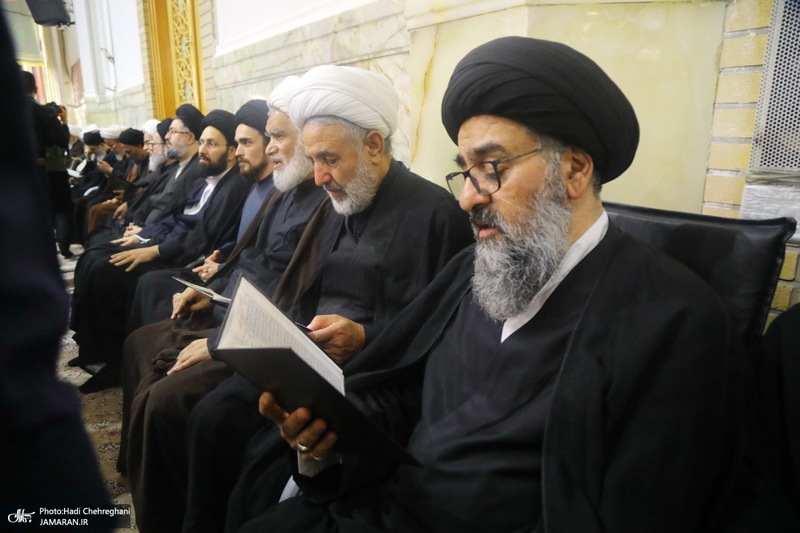 مراسم بزرگداشت رهبر شهید انقلاب در قم-۱