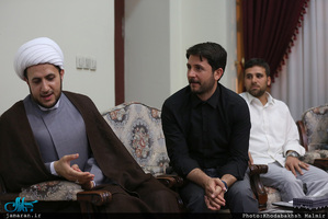 دیدار جمعی از جوانان ترکیه ای اتحادیه جهانی تقریب نهاد جوانان با سید حسن خمینی 