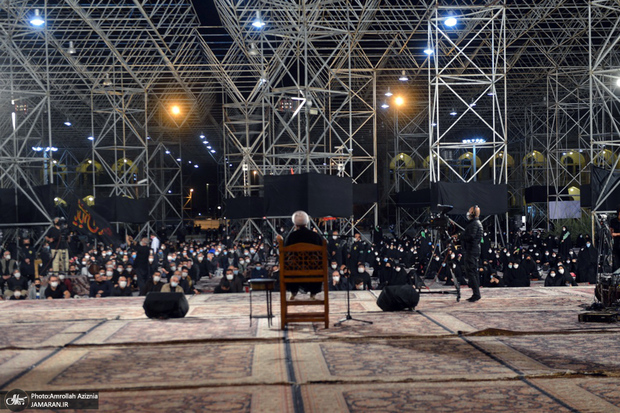 عزاداری شب ششم محرم در حرم مطهر امام خمینی(س)