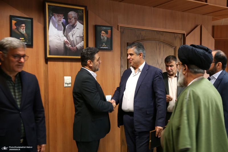 دیدار معاون فرهنگی موسسه با آیت الله دری نجف آبادی