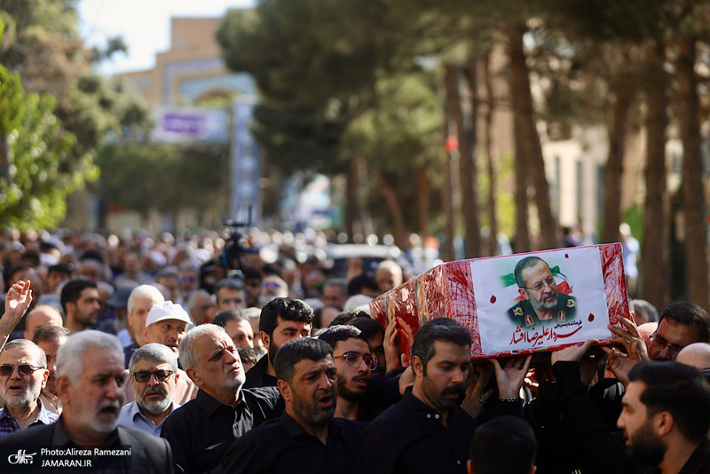 مراسم تشييع سردار عليرضا افشار