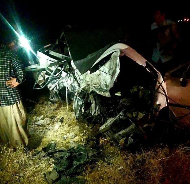 تصادف در جاده دهدشت - چرام۳ کشته و یک زخمی برجا گذاشت