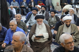 مراسم ختم مادر همسر آیت الله محمدجواد فاضل لنکرانی