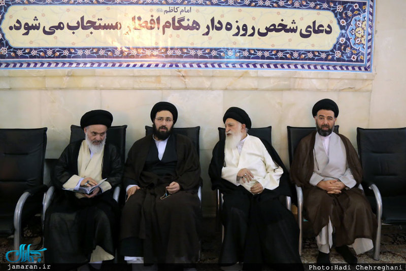 مراسم بزرگداشت حجت الاسلام و المسلمین دکتر احمدی در شبستان امام خمینی حرم حضرت معصومه