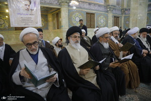 مراسم بزرگداشت آیت الله موسوی بجنوردی (ره) در قم - 1