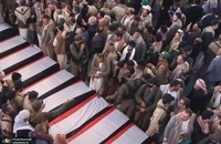 تشییع جنازه نخست وزیر یمن و وزرای دیگر با حضور هزاران یمنی (4)