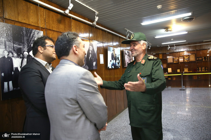 بازدید سردار علی فضلی از نگارستان جماران