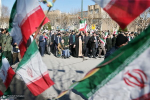 مراسم بزرگداشت 12 بهمن و گلباران بیت امام خمینی(س) در قم