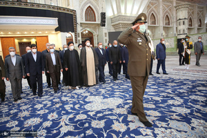 تجدید میثاق رئیس جمهور و اعضای دولت سیزدهم با آرمان های حضرت امام (س)