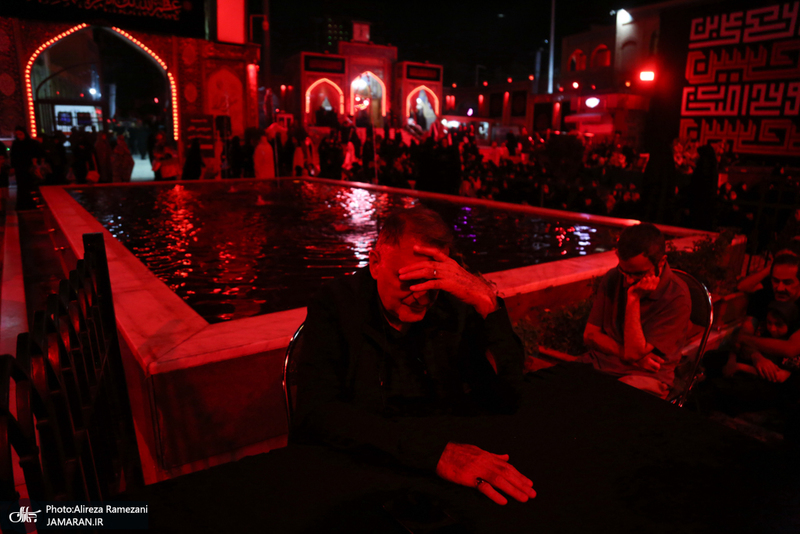 مزاسم شب تاسوعای حسینی (ع) در امام زاده صالح (ع)