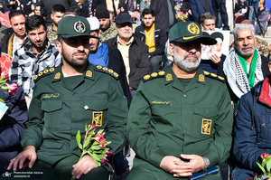 گلباران محل جلوس امام خمینی (س) در بهشت زهرا (س)