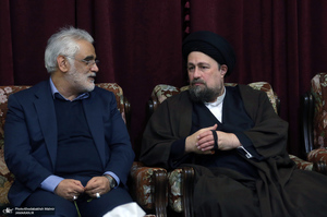 دیدار رییس دانشگاه آزاد اسلامی با سید حسن خمینی