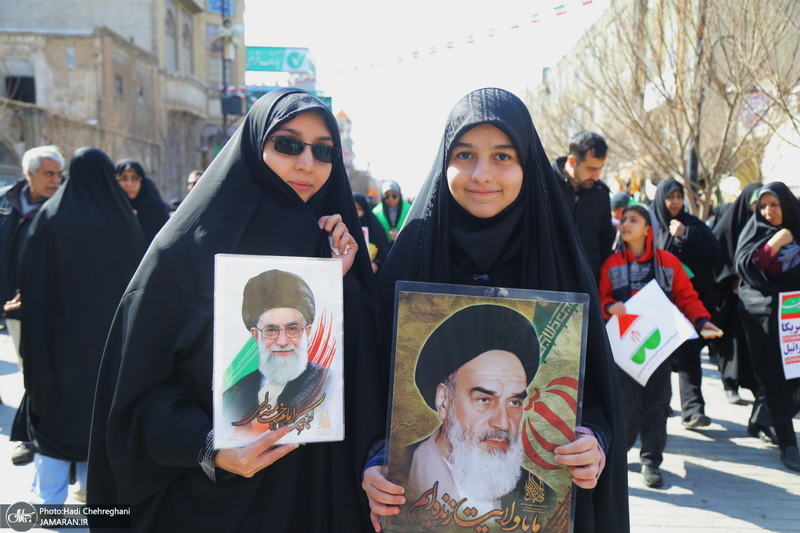 راهپیمایی باشکوه 22 بهمن در قم