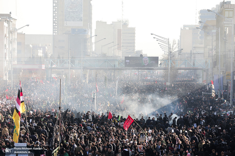 حضور میلیون ها تهرانی در تشییع پیکر مطهر سردار قاسم سلیمانی - 4