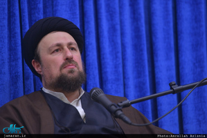 ديدار جمعى از دانشجويان دانشگاه علوم پزشكى شهيد بهشتى با سید حسن خمینی
