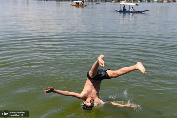 موج گرما در جامو و کشمیر + عکس