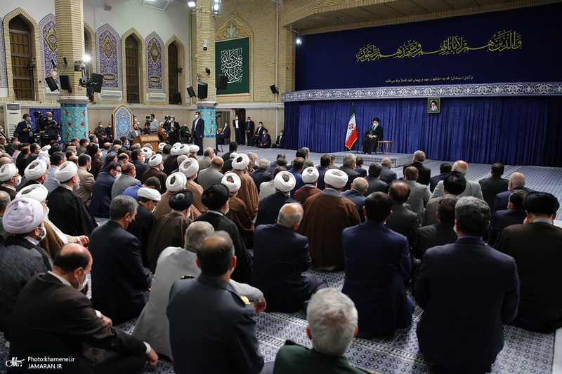 دیدار رمضانی مسئولان نظام با رهبر معظم انقلاب