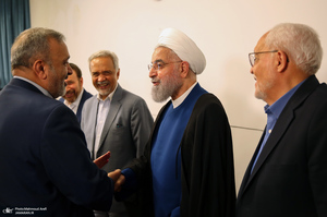 دیدار نوروزی سیاسیون با حسن روحانی