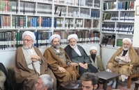 مجلس عزاداری به مناسبت ایّام شهادت حضرت فاطمه زهرا (س) در دفتر آیت الله العظمی صانعی (2)