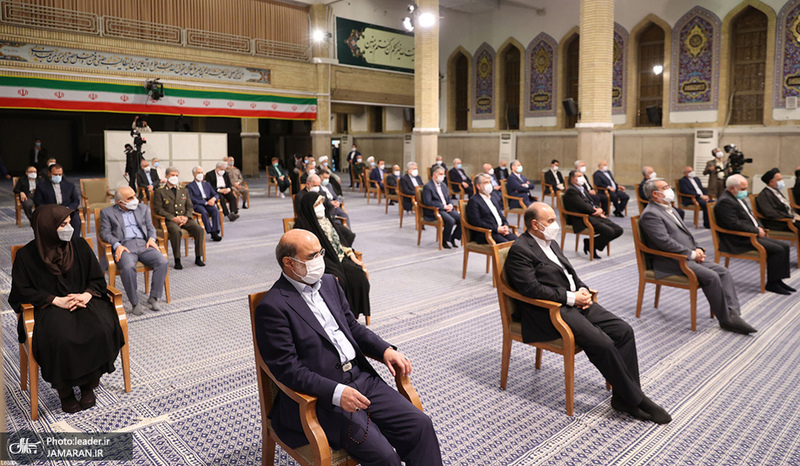 آخرین دیدار رئیس‌جمهور و اعضاء هیئت دولت دوازدهم با رهبر معظم انقلاب