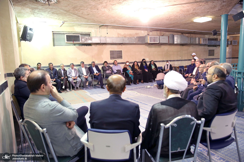جلسه جبهه اصلاح طلبان ایران در حسینیه جماران