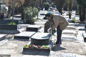 زیارت اهل غبور در آخرین پنجشنبه سال در بهشت زهرا (س) تهران