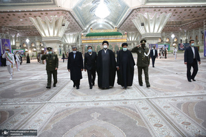 تجدید میثاق رئیس جمهور و اعضای دولت با آرمان های حضرت امام (س)